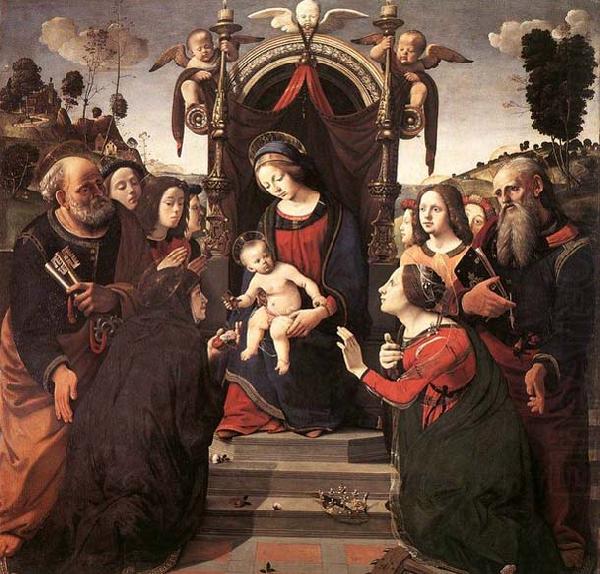 Piero di Cosimo Mystical Marriage of St Catherine of Alexandria china oil painting image